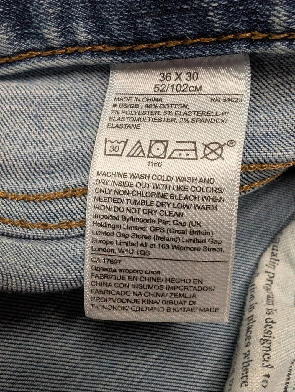 Banana Republic Athletic Tapered Fit Jeans Medium Wash Stretch 36x30 (38x29)